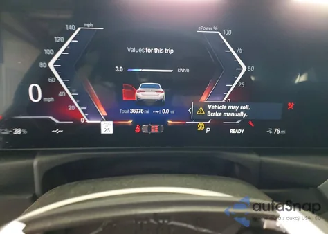 2023 BMW I4 Edrive 40 z USA, uszkodzony, nr VIN WBY73AW03PFN42315